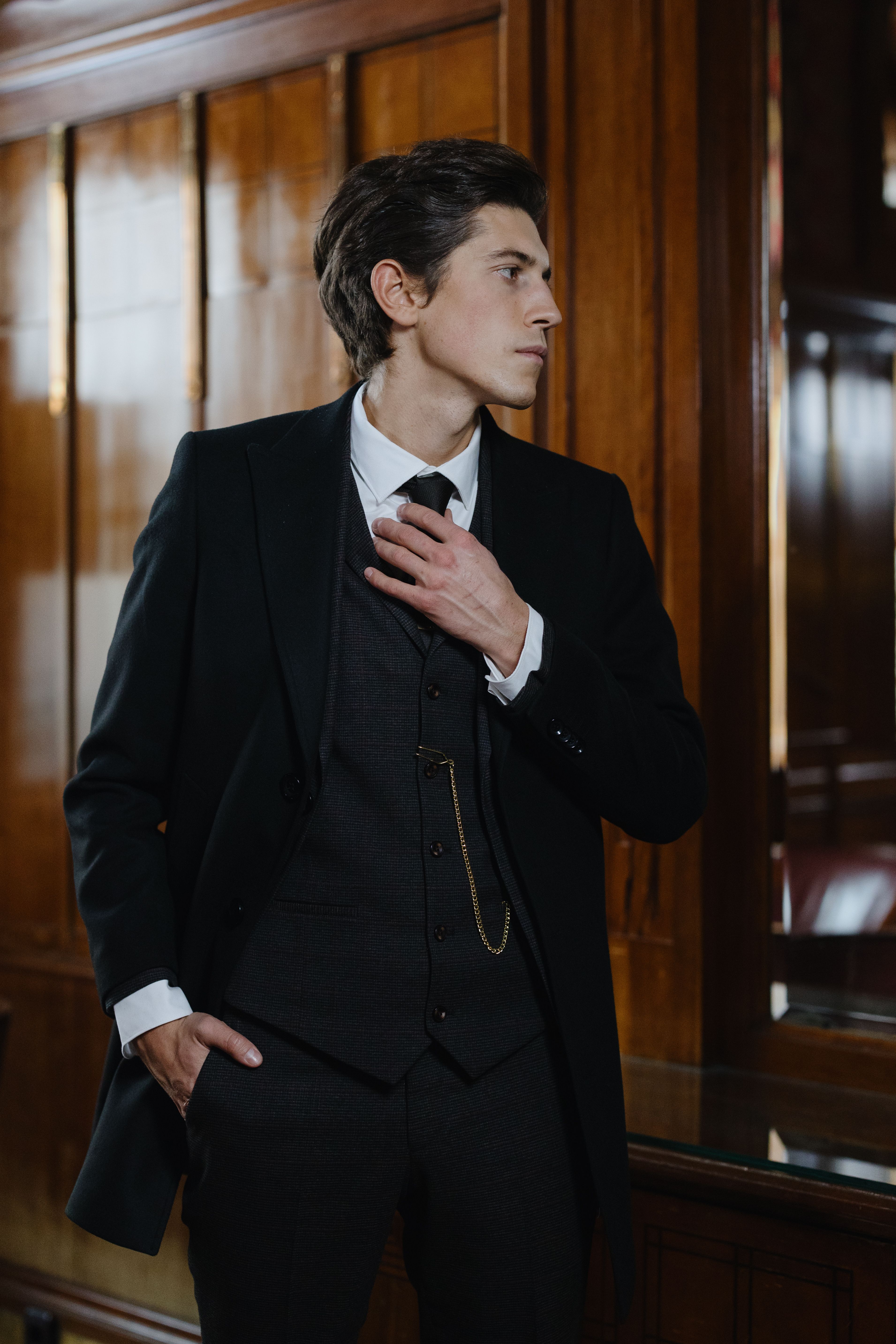 Stylish double-breasted blazer