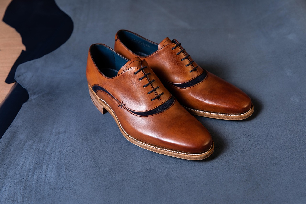 Polished oxford dress shoes