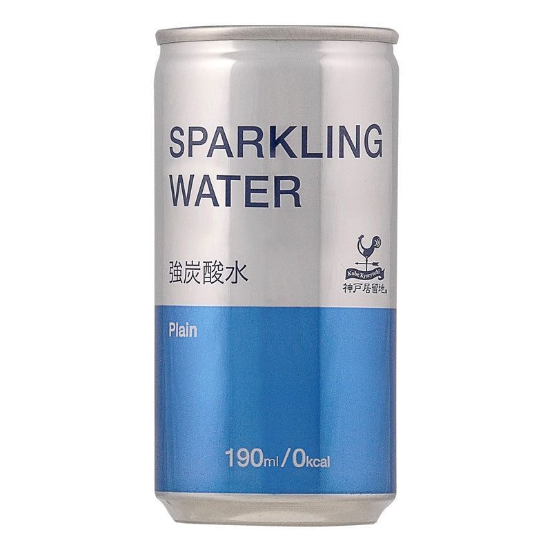 神戸居留地 スパークリングウォーター 強炭酸水 プレーン 缶190ml